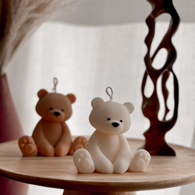 Teddy Bear Candle