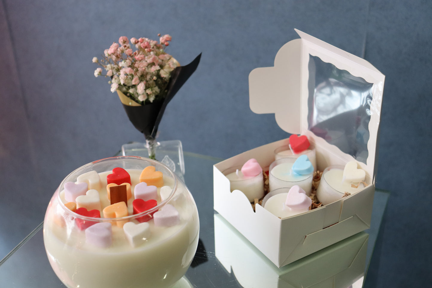 Full of love candle package