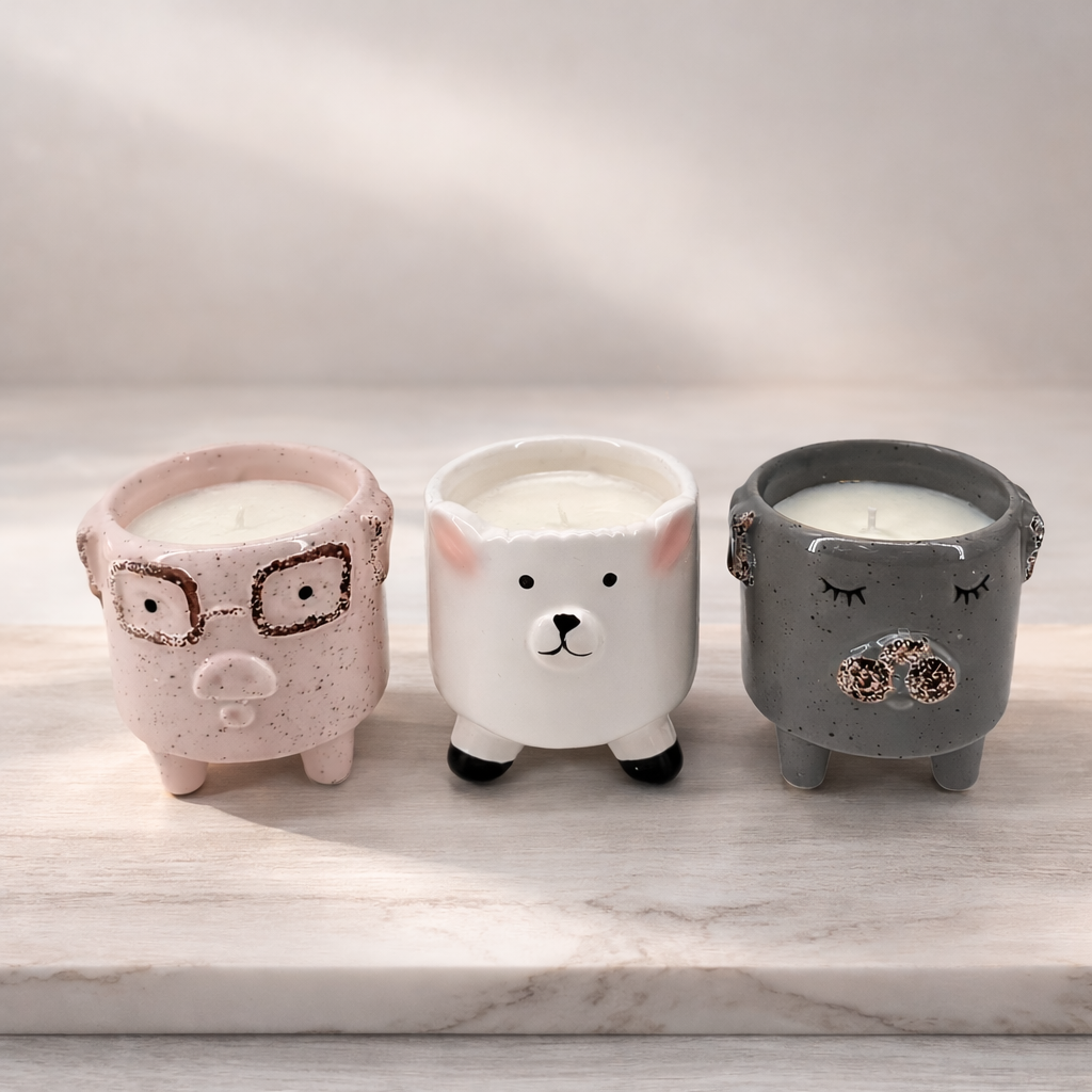 Adorable Trio Candles