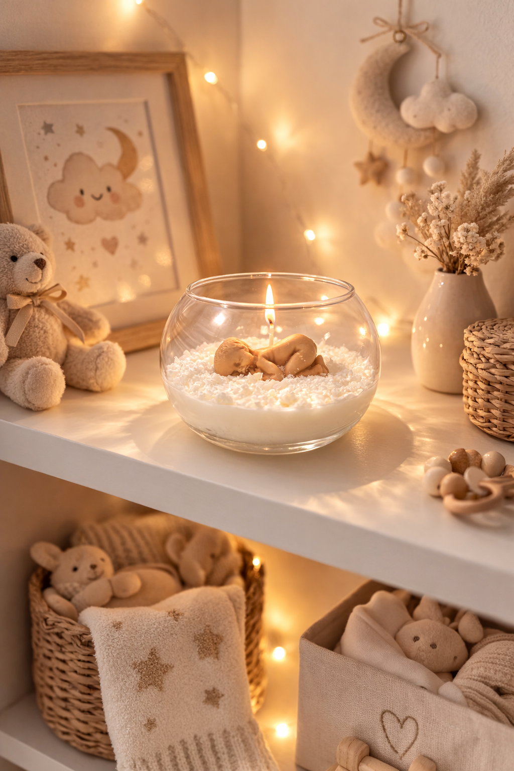 Newborn Baby Candle