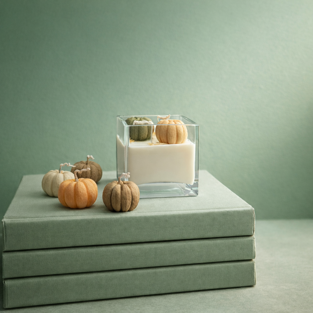 Pumpkin Fall Garden Candle