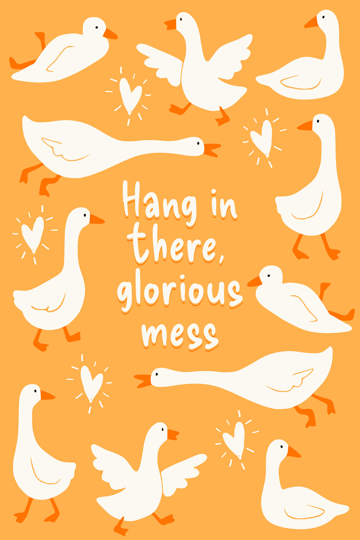 Glorious Mess Goose Candle
