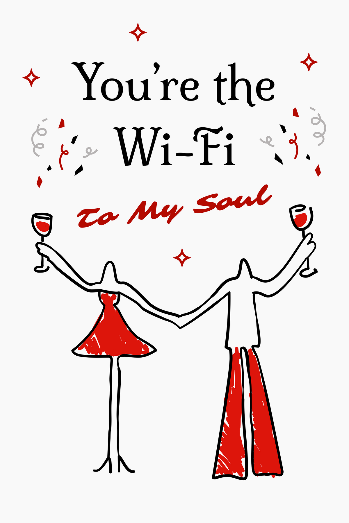 Wi-Fi To My Soul Wine & Toast Candle