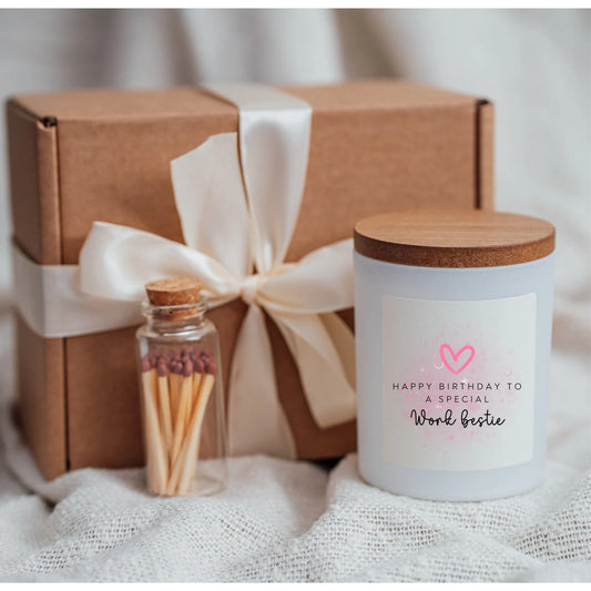 Work Bestie Birthday Candle Gift Set