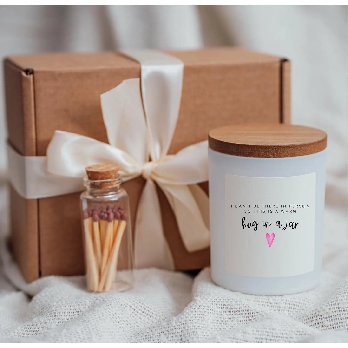 Hug In A Candle Gift Set