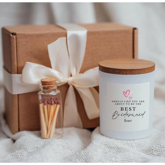 Bridesmaid Candle Gift Set