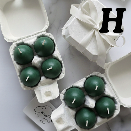Spring Egg Candle Set – 4-Pack Gift Box