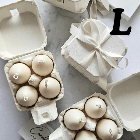 Spring Egg Candle Set – 4-Pack Gift Box