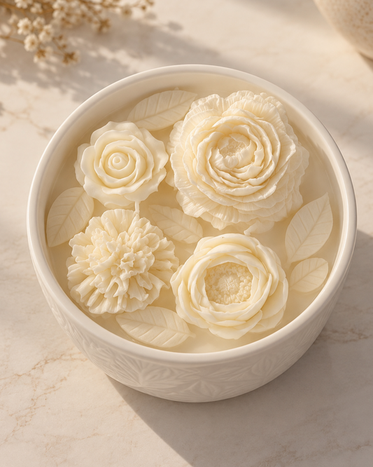 Peaceful Bloom Candle