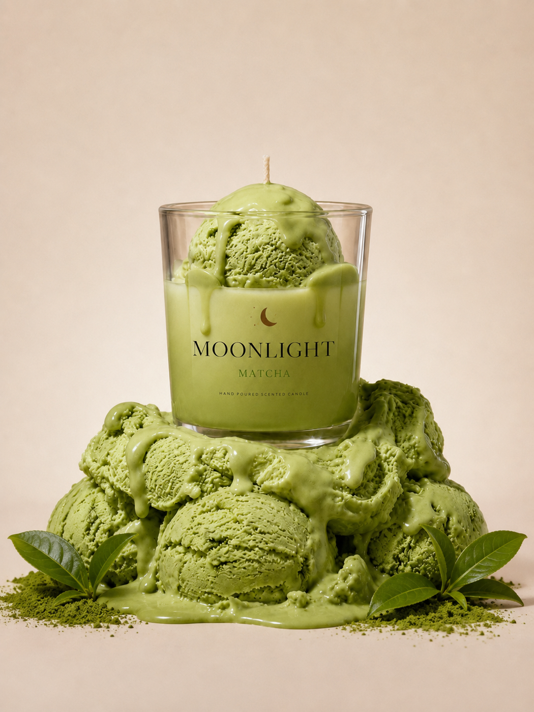 Matcha Ice Cream Jar Candle