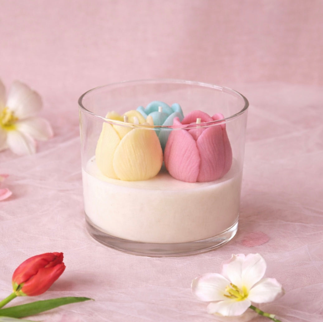 Tulip Garden Candle