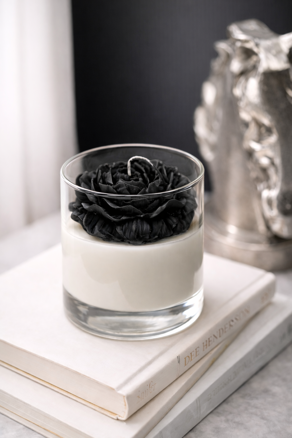 Crystal Peony Candle