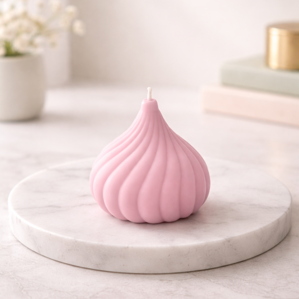 Modern Spiral Pillar Candle