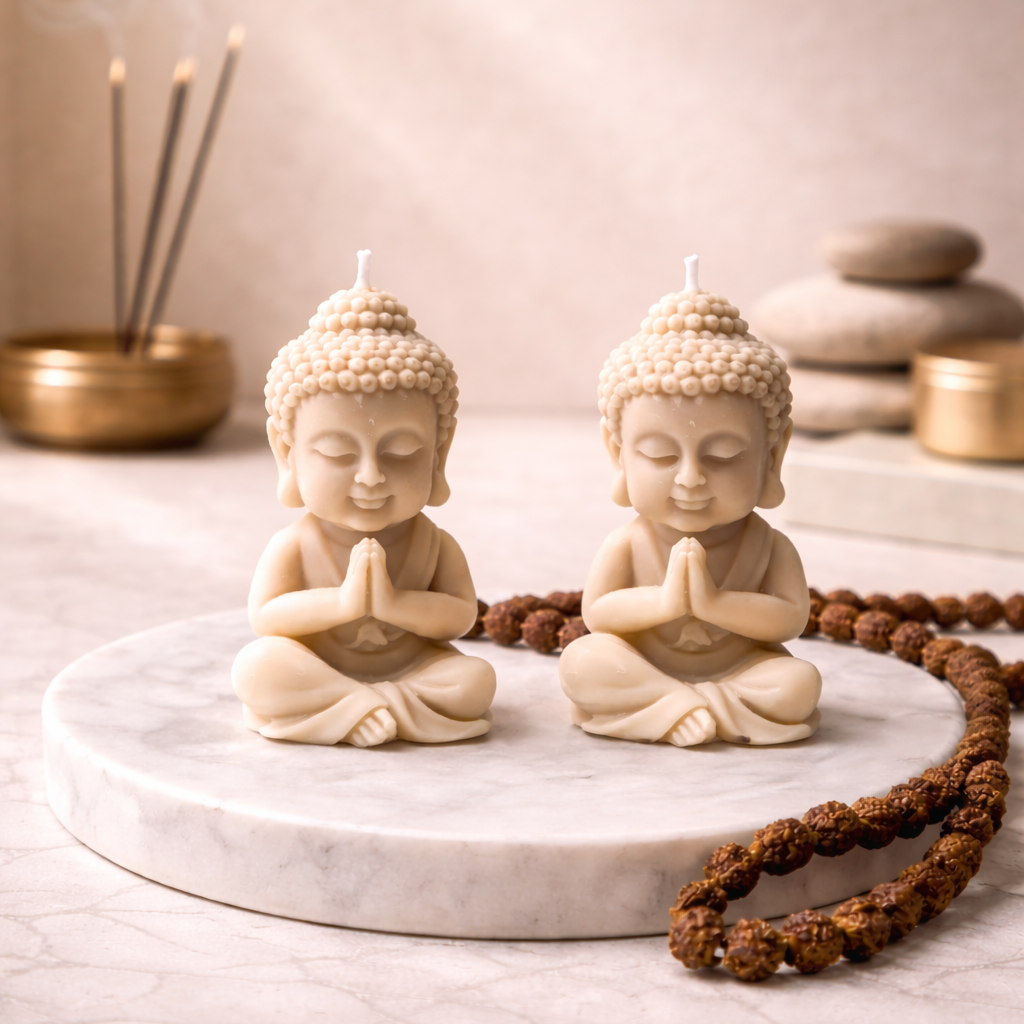 Zen Buddha Candle