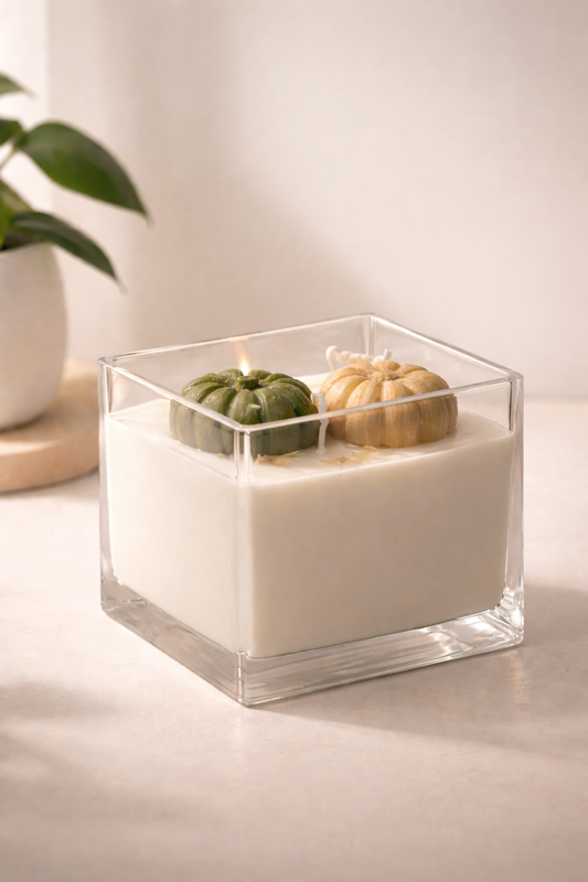 Pumpkin Fall Garden Candle