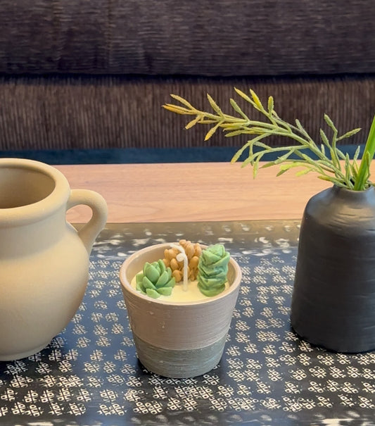 Succulent Pot Candle