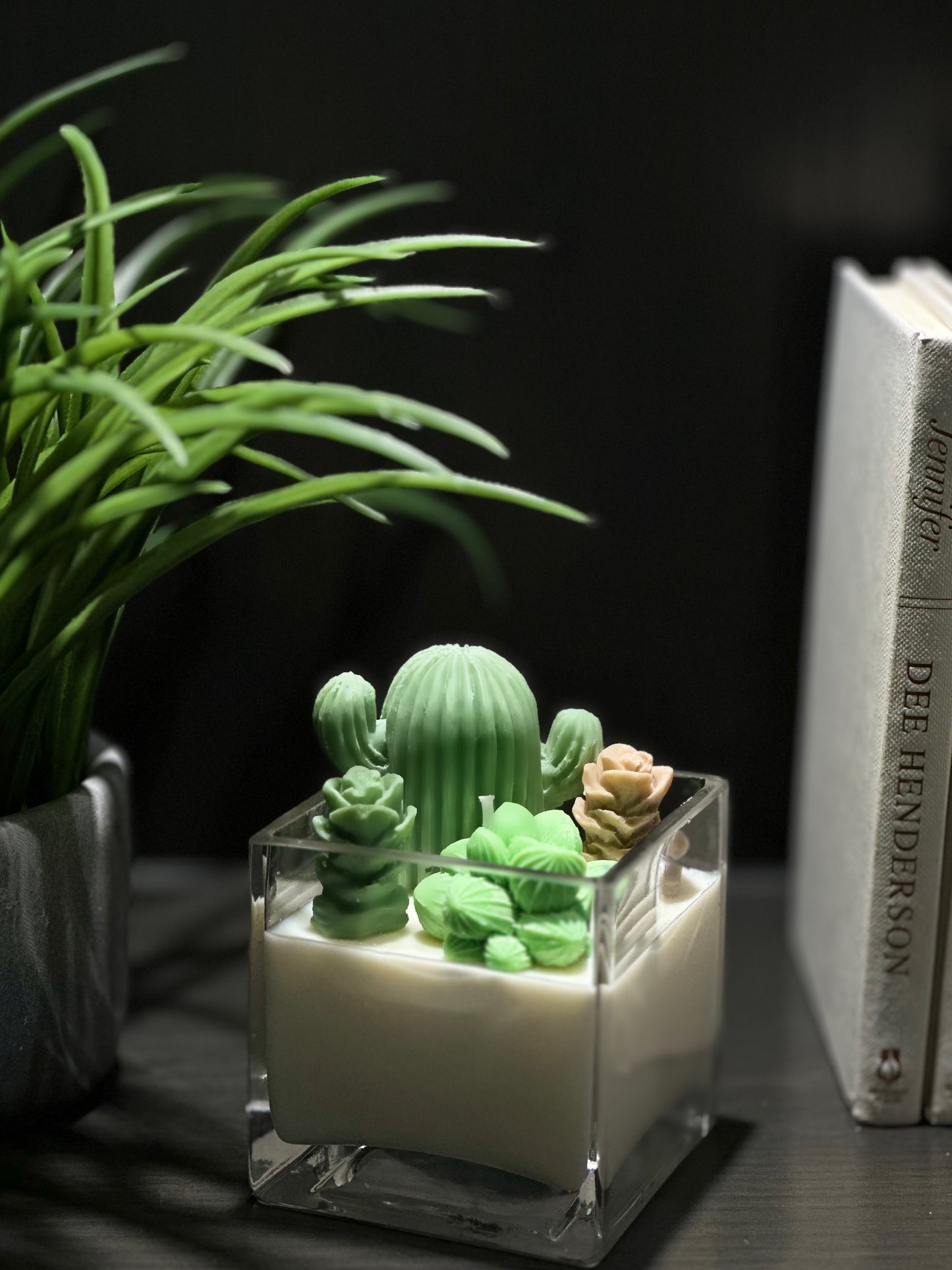 Succulent Garden Candle