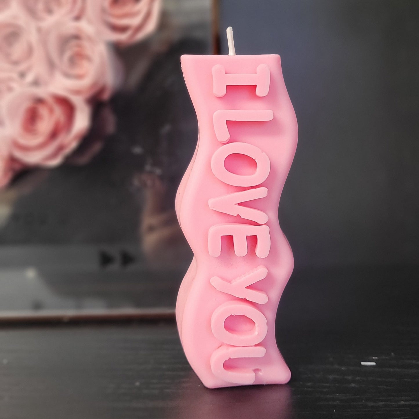 I Love You Candle
