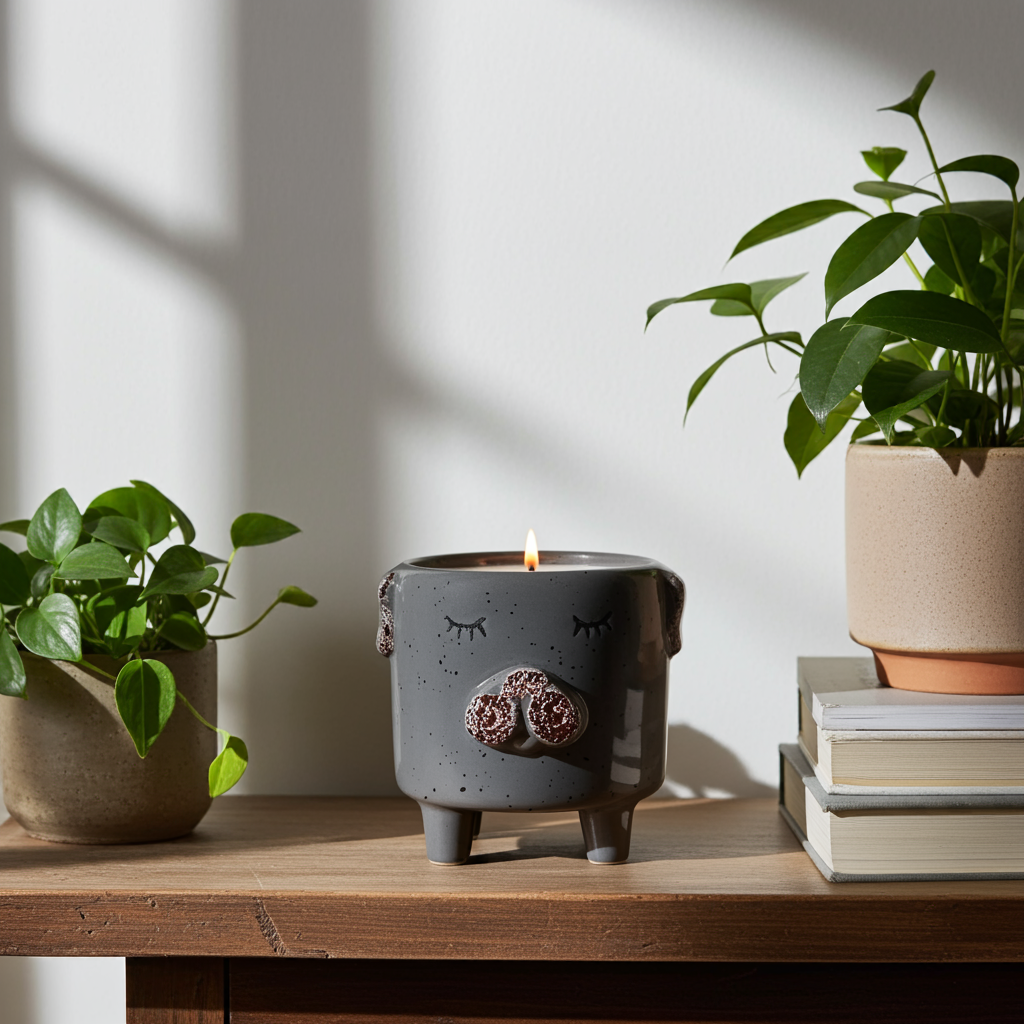 Puppy Candle