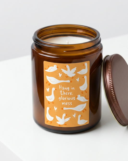 Glorious Mess Goose Candle