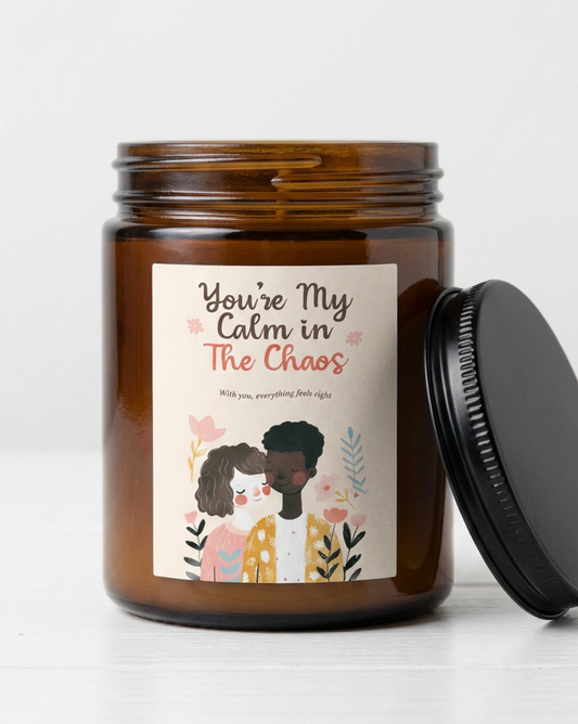 Calm in The Chaos Couple Candle