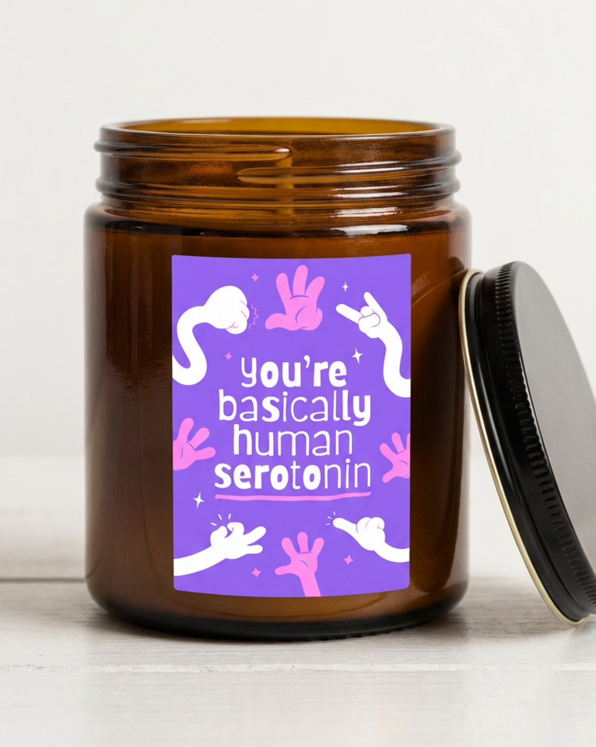 Human Serotonin Candle
