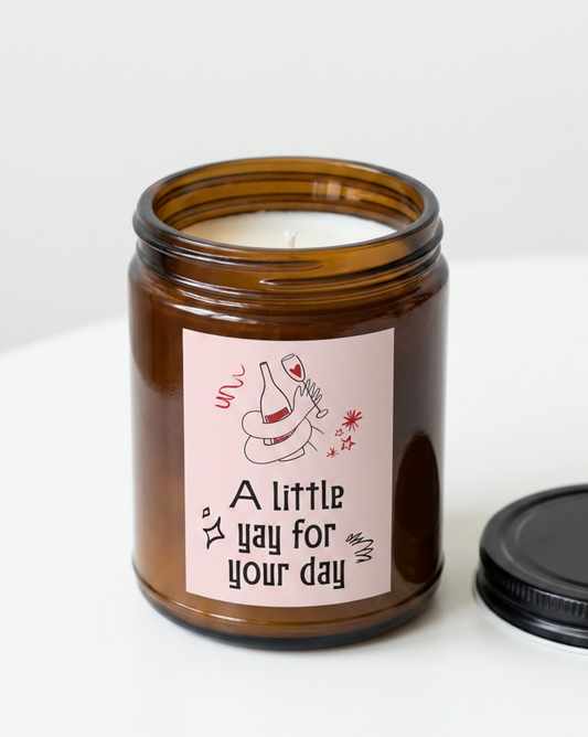 A Little Yay - Wine Lover  Candle