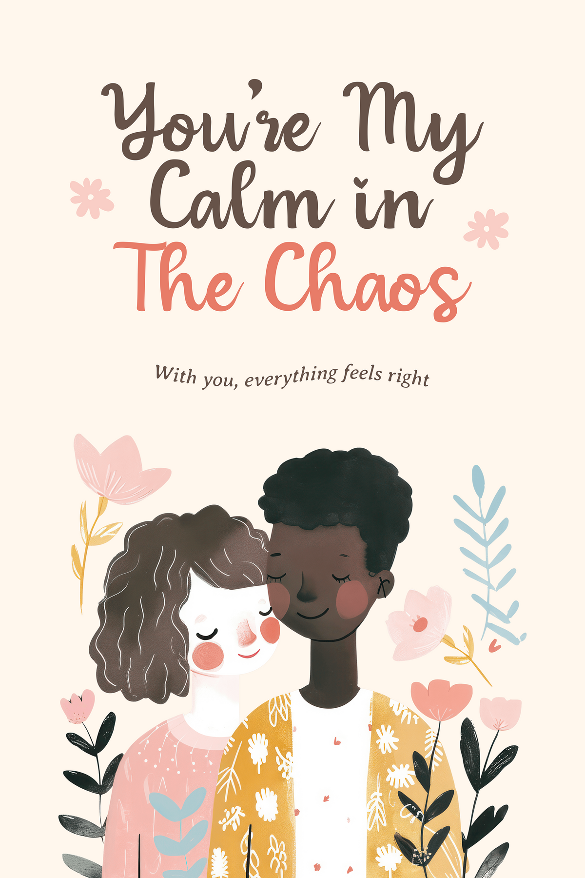 Calm in The Chaos Couple Candle