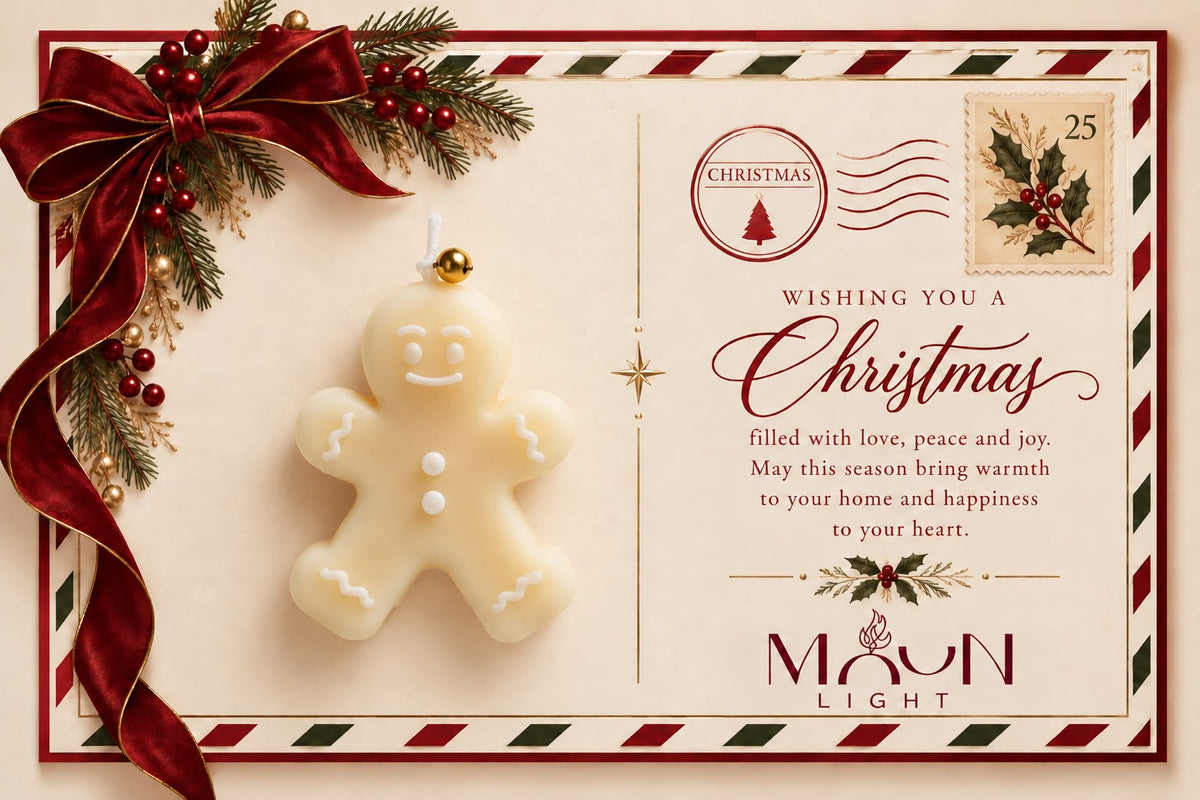 Gingerbread Candle Christmas Gift Set