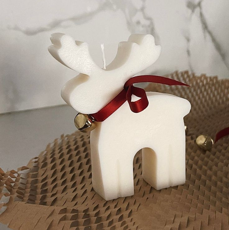 Holiday Snow & Reindeer Candles