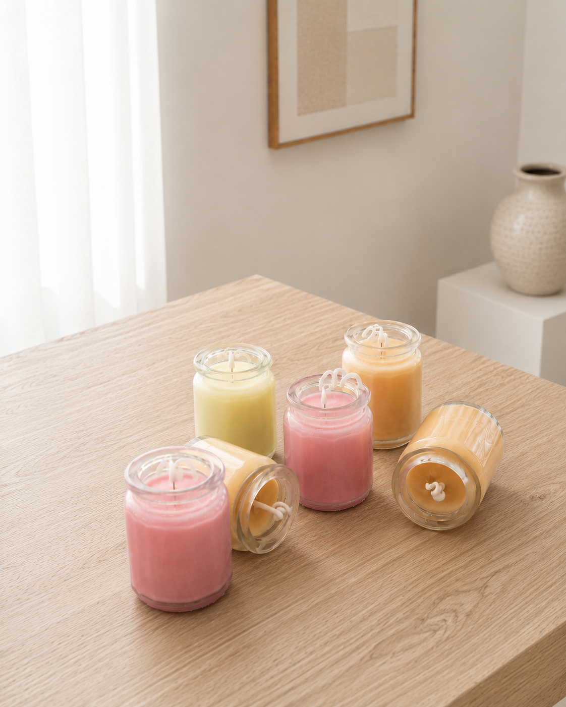 4 Mini Glow Soy Jar Candle