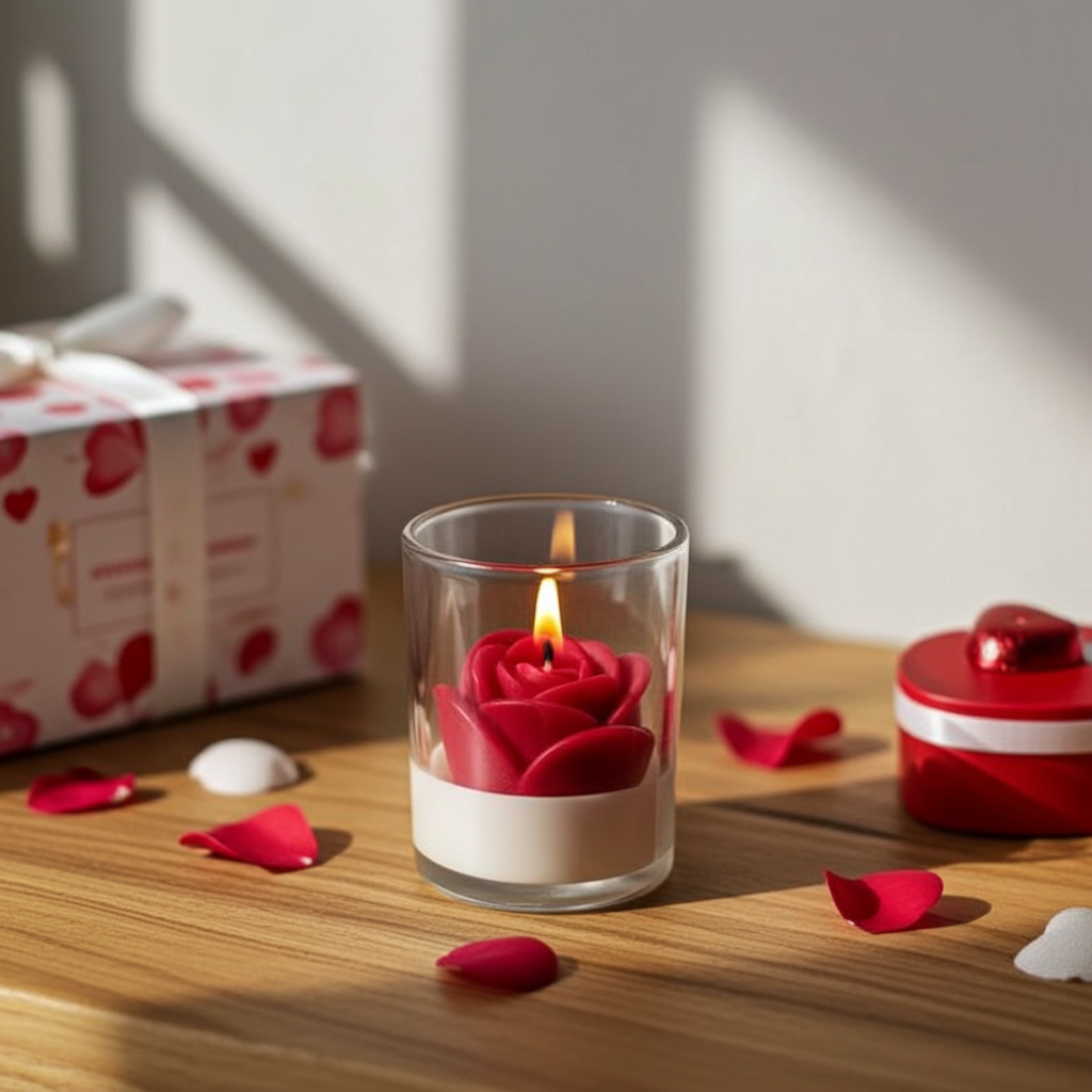 My Little Rose Candle
