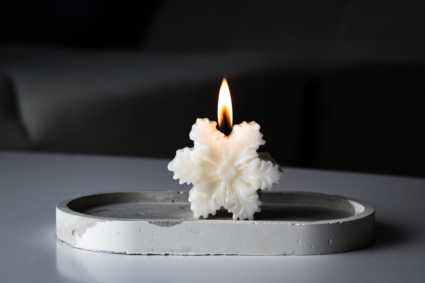 Snowflake Candle