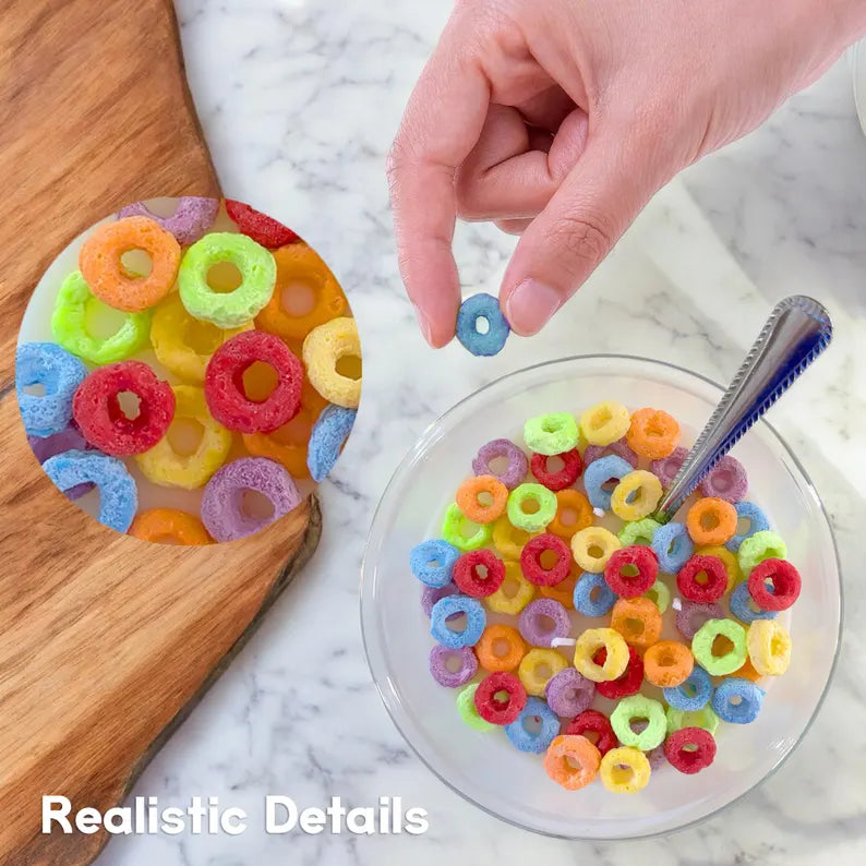 Colorful Cereal Candle